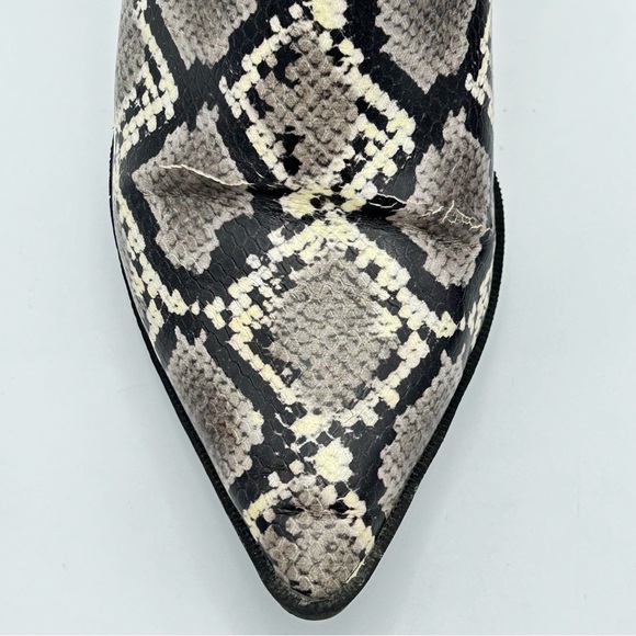 Sam Edelman Cal Ankle Boot Womens US SIze 9M Snake Print Point Toe Zip Festival - Picture 11 of 12